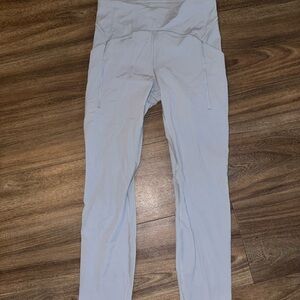 lululemon athletica Light Gray Leggings
